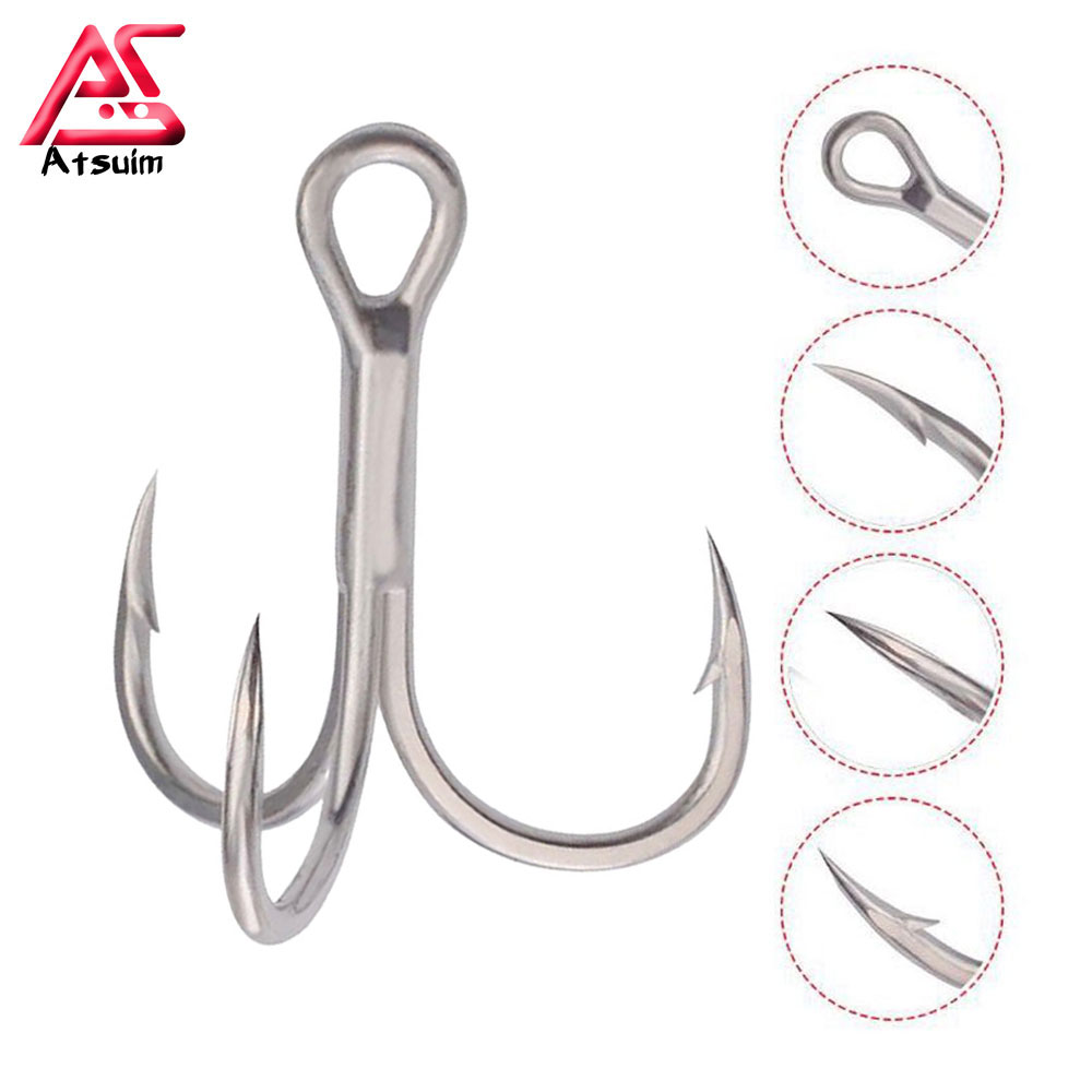 كما 100 قطعة خطاف ثلاثي 4X خطا - مراجعة Fishing Hook Assortment وسعره