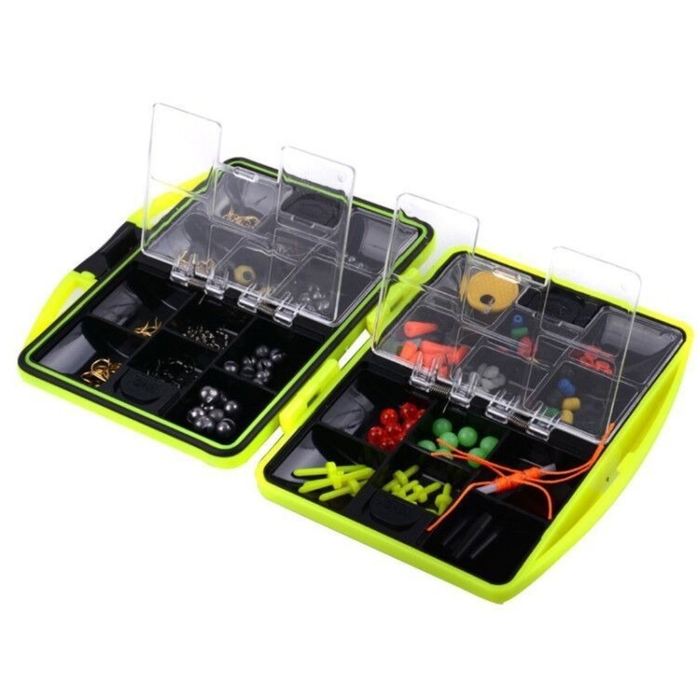 مجموعة أدوات صيد السمك 184 قطع - مراجعة Fishing Hook Box وسعره